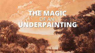 Discover the MAGIC of an underpainting for painting landscapes Forgotten Road Part 1 [upl. by Glasgo]