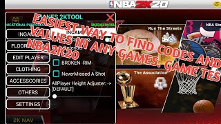 NBA2K20 EASIEST WAY TO FIND OWN CODE WORK ANY GAMES PART 1 [upl. by Nations]