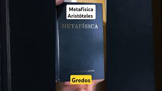 Metafísica de Aristóteles Editorial Gredos [upl. by Rossi245]