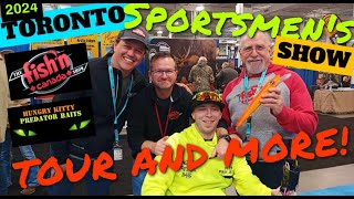 THE 2024 TORONTO SPORTSMENS SHOW WITH MIKEY  AND MORE [upl. by Lasonde984]