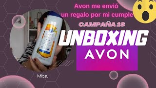 Unboxing Avon Campaña 18 📦🌟  Avon me envió un regalo 🎁 sorpresa por mi cumple 😮 [upl. by Bendick]