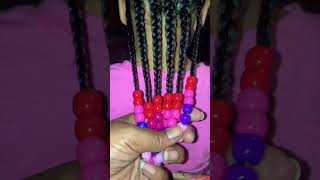 SIMPLE AND EASY BRAIDS WITH BEADS [upl. by Tireb]