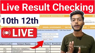 Live Result Checking  MP BOARD RESULT 2024  10th 12th [upl. by Rhyner209]