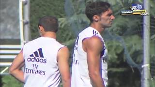 Javier Hernández entrenó con la filial del Real Madrid [upl. by Coop]