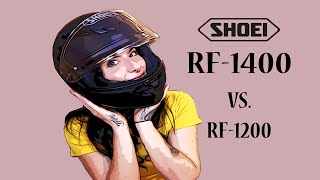 Shoei RF1400 vs Shoei RF1200 [upl. by Terrel]