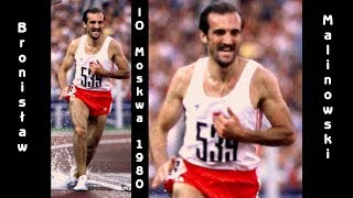 Bronisław Malinowski Bieg na 3000 m z przeszkodami IO Moskwa 1980 Polski komentarz [upl. by Lirva]