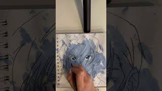 AJIRO SHINPEI 👀 summertimerendering art drawing animeart anime jpop shorts tiktok opening [upl. by Musihc575]