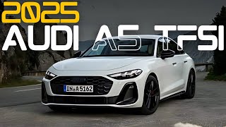 2025 Audi A5 TFSI Sedan Walkaround Explore the Glacier White Masterpiece [upl. by Anyad]