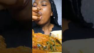 cocoyam soup with fufu [upl. by Ekeiram]