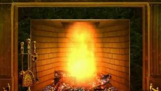 3D Fireplace v2 Screensaver [upl. by Barrington]