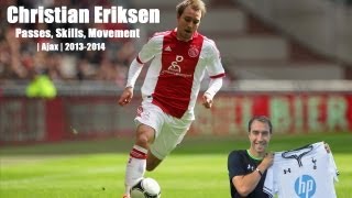 Christian ERIKSEN Passes Skills Movement  Ajax  20132014 [upl. by Torhert140]