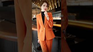 Trending blazer ladies stylish suit 2024pant coat design for girlsnew blazerfashionshortsvideo [upl. by Delos]