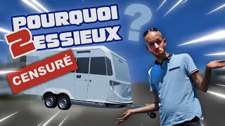 Une CARAVANE si PETITE avec DOUBLE ESSIEUX  Knaus deseo 400 TR 2022 [upl. by Denman947]