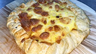 PIZZA RUSTICA CON CAVOLETTI SPECK E SCAMORZA [upl. by Enamrej]