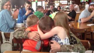 Surprise Daddy is home from Afghanistan [upl. by Jeniffer]