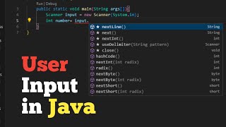 How To Take User Input in Java explained by inlazy coding [upl. by Eecal44]