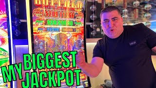 My BIGGEST JACKPOT EVER On High Limit BUFFALO LINK Slot [upl. by Fisa293]