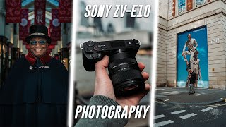 Sony ZVE10 photography POV in London How Good Is It for Photography  Sigma 1850 F28 [upl. by Free]