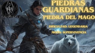 Skyrim Legendaria  Piedra del Mago y Primera Cama Gratis  Cauce Boscoso  Armaduras Encantadas [upl. by Daley]