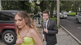 SOFÍA CASTRO BODA NICOLÁS Hijo de LUDWIKA PALETA y PLUTARCO Llega a boda de la actriz [upl. by Llekim878]