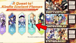 ✅ OFFICIAL FREE 5 STAR REEDEEM CODES 300 PRIMOGEMS AND 50 BANNERS  FREE 5 STAR  Genshin Impact [upl. by Aranahs97]