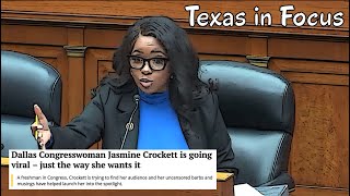 shorts Texas in Focus  Congresswoman Jasmine Crockett On Her Rapid Rise in Politics [upl. by Ranee932]