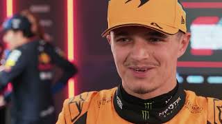 Lando Norris Qualifying Interview  2024 Bahrain Grand Prix [upl. by Rebmyt]