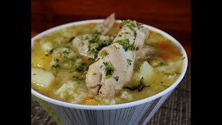 Sopa de arroz y pollo [upl. by Pauletta336]