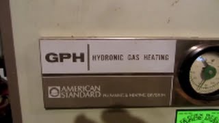 hydronic heating  fixed leaks around boiler [upl. by Ytitsahc]