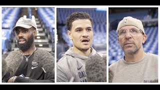 Dallas Mavericks Interviews Before Game 2 vs OKC Thunder Tim Hardaway Jr Josh Green Jason Kidd [upl. by Nuawaj282]