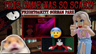 THIS GAME WAS SO SCARY 😰 FRIGHTSANITY SCREAM PARK roblox robloxgames robloxhorrorgames [upl. by Yalcrab]