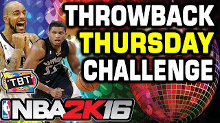 NBA 2K16 Throwback Player Challenge [upl. by Anitsrik266]