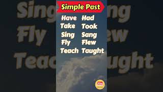 Simple Past Verbs  English Grammar  English Speaking Practice ieltsspeaking shorts [upl. by Bamford153]