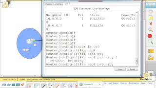 ospf dr bdr election priority in hindi [upl. by Dnalyk]