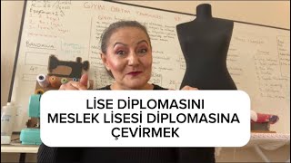 DÜZ LİSE DİPLOMASINI MESLEK LİSESİ DİPLOMASINA ÇEVİRMEK  USTA ÖĞRETİCİ BAŞVURU  Ustalık Belgesi [upl. by Inava610]