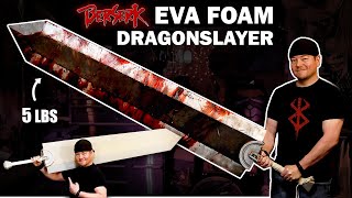 How to Make DRAGONSLAYER from Berserk out of Foam Only weighs 5 Pounds  Guts  Free PDF Templates [upl. by Ferren]