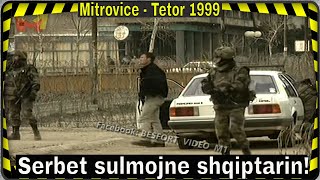 Momenti kur sulmohet shqiptari ne veri te Mitrovices  Tetor 1999 [upl. by Gabby]