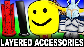 Layered Clothing Hats amp Accessories ARE HERE ROBLOX UGC [upl. by Hoskinson]