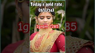 இன்றைய தங்கம் விலை 81124 gold goldprice [upl. by Odilo]