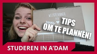 Hoe maak je een GOEDE PLANNING  HvA [upl. by Drucilla944]