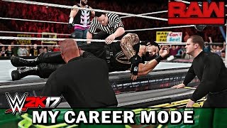 WWE 2K17 My Career Mode  quotWTF I INJURED ROMAN EMPIREquot BATTLE CONTINUES WLESNAR amp REIGNS  EP 10 [upl. by Anatnas32]