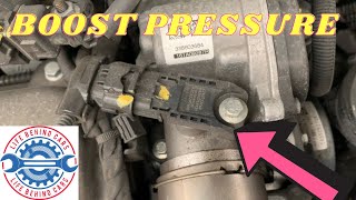 Dacia Sandero Stepway 2017 Turbo Boost Air Pressure Sensor Location [upl. by Garling590]