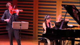 Thomas Gould and Ivana Gavrić  Janáček Violin Sonata First Movement [upl. by Asia]