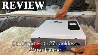 EcoSmart ECO 27 Electric Tankless Water Heater  Review 2023 [upl. by Yaker150]