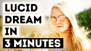 How To Lucid Dream In 3 Minutes 46 Success Rate MILD Technique For Beginners [upl. by Ettenuj]