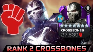 RANK 2 CROSSBONES IS A MONSTER The Ultimate Damage  Utility Combo  The Cold World pt 1  Mcoc [upl. by Nanice]