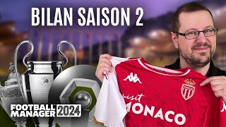 RÉSULTATS MERCATO BILAN DE LA SAISON 2  Episode 45  Carrière Football Manager 2024 AS Monaco [upl. by Cassi]