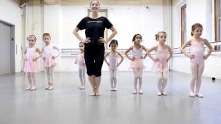 Joffrey Ballet School NYC Pre Ballet 1 Class for Ages 56  The Childrens Program [upl. by Ahsratan]