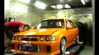 Old VF22 Turbo on FAN74 Surging on Dyno [upl. by Arihppas368]