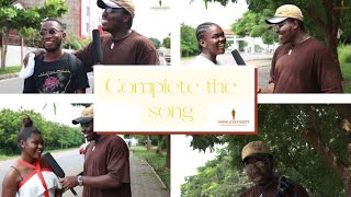 Finish the lyrics Gospel edition [upl. by Postman]